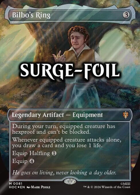 Bilbo's Ring Card Front