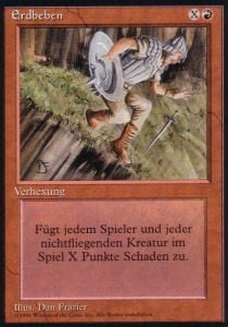 Earthquake Card Front