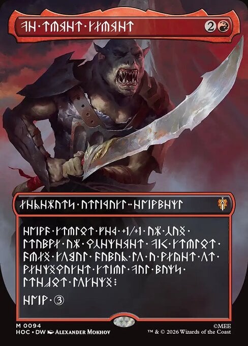 The Reaver Cleaver Card Front