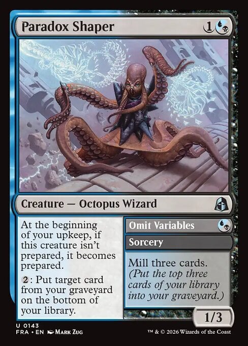 Paradox Shaper // Omit Variables Card Front