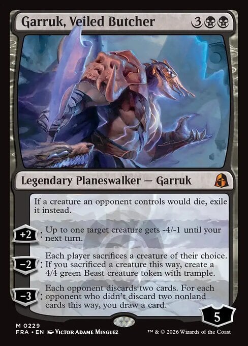 Garruk, Veiled Butcher Card Front