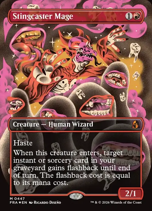 Stingcaster Mage Card Front