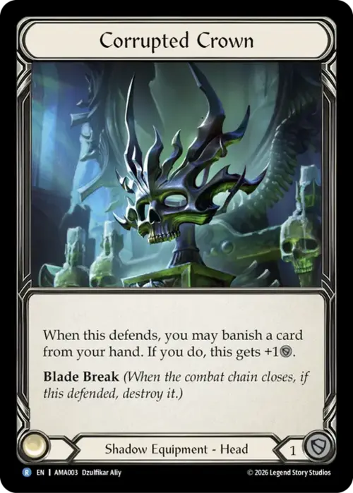 Corrupted Crown Card Front