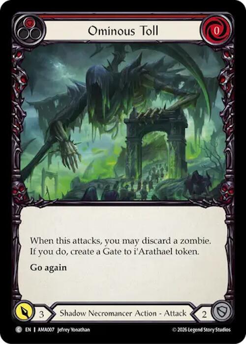 Ominous Toll Card Front