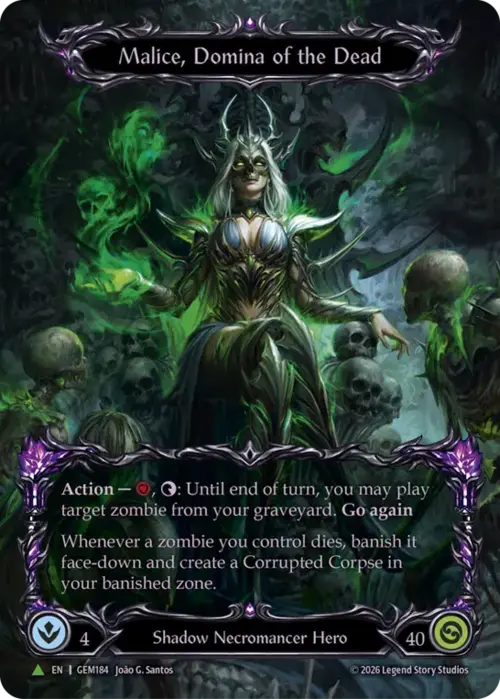 Malice, Domina of the Dead Card Front