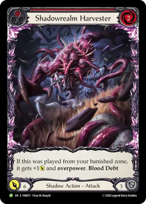 Shadowrealm Harvester Card Front