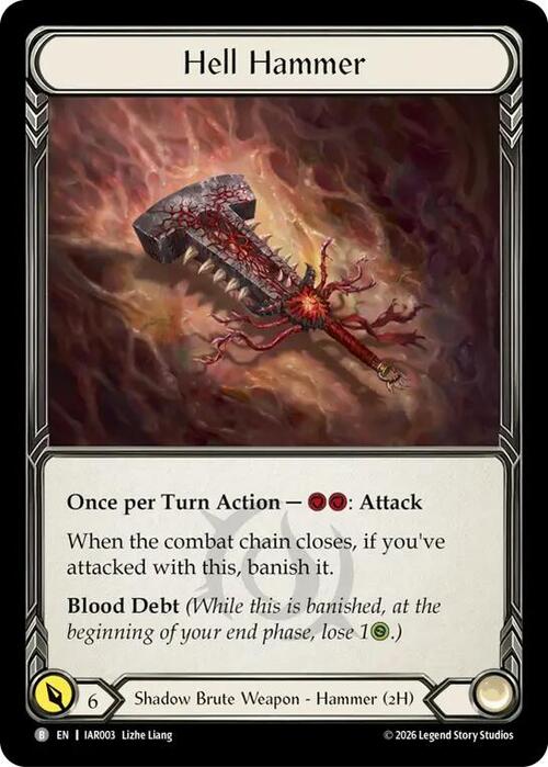 Hell Hammer Card Front