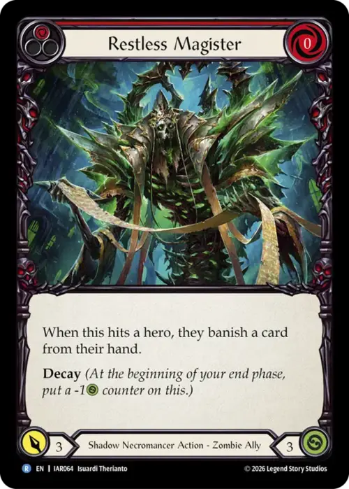 Restless Magister Card Front