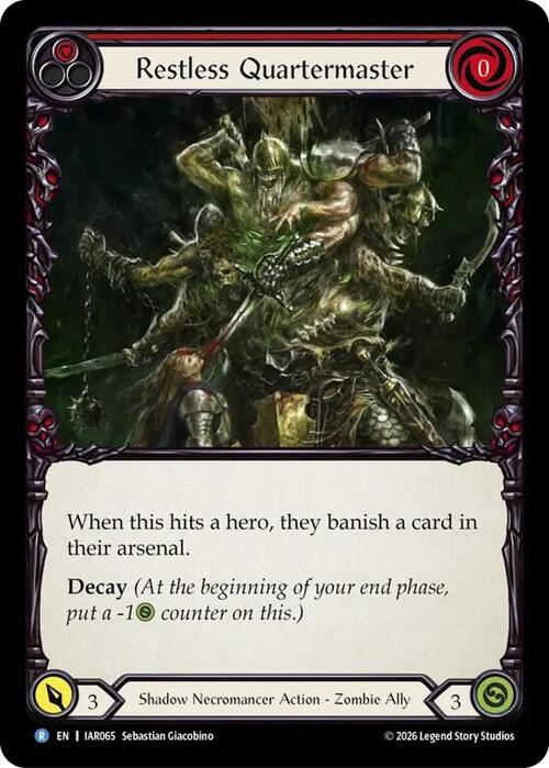 Restless Quartermaster Card Front