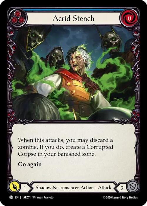 Acrid Stench (Blue) Frente