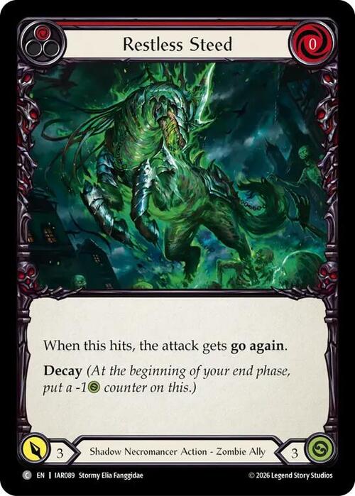 Restless Steed Kartenvorderseite