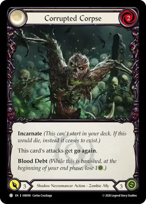Corrupted Corpse Card Front