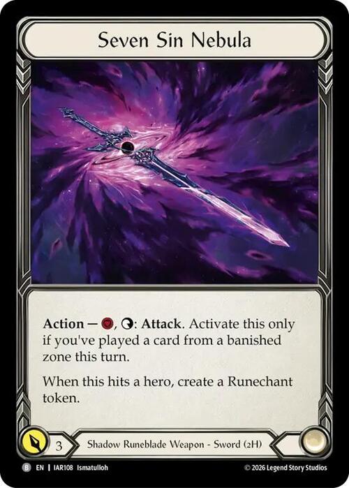 Seven Sin Nebula Card Front