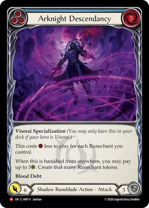 Arknight Descendancy Card Front