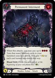Permanent Interment - Red
