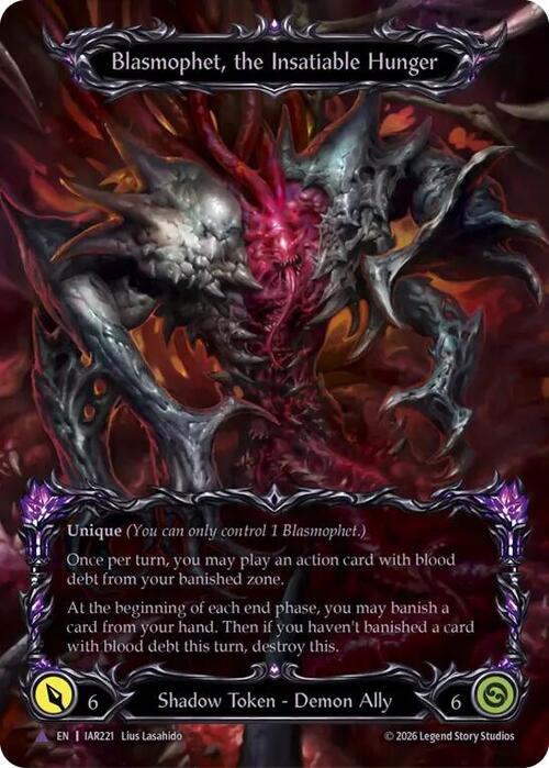 Blasmophet, the Insatiable Hunger (Marvel) Card Front