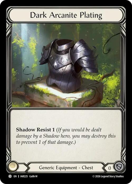 Dark Arcanite Plating Card Front