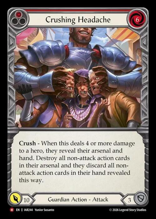 Crushing Headache Card Front