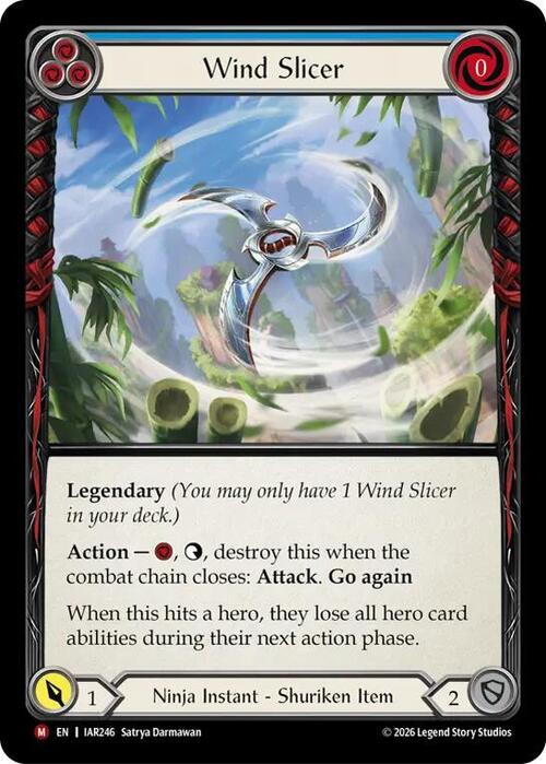 Wind Slicer Card Front