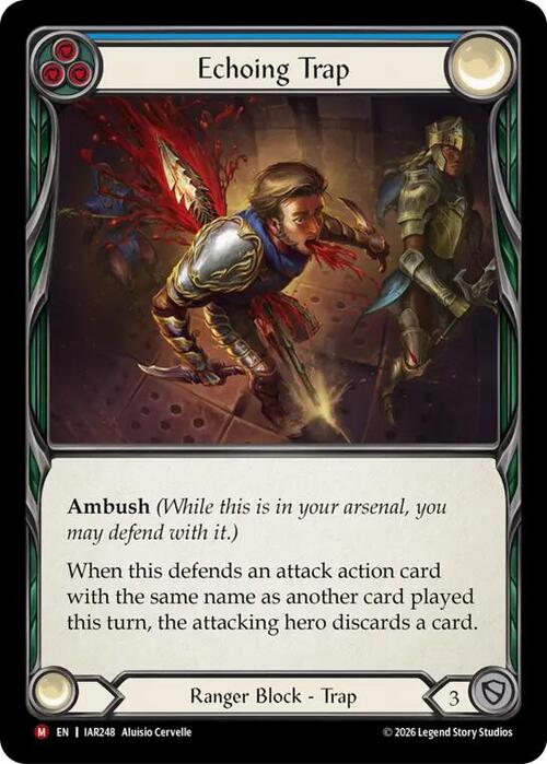Echoing Trap Card Front