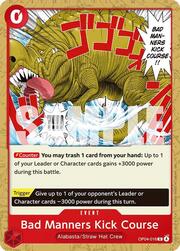 Bad Manners Kick Course · Non-Foil | Reprint OP04-016