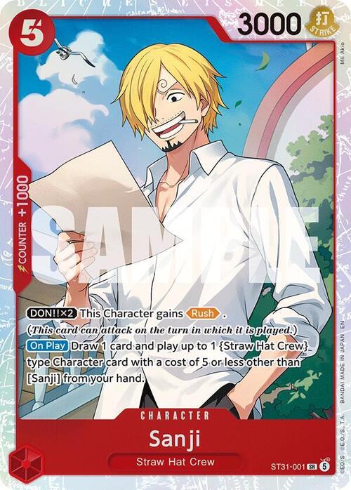 Sanji Card Front