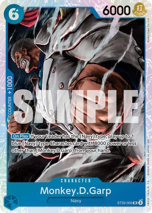 Monkey.D.Garp Card Front