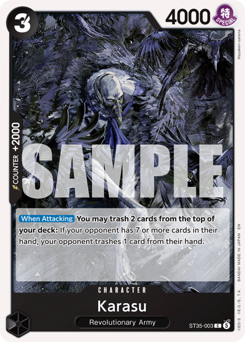 Karasu Card Front