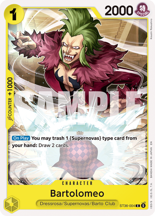 Bartolomeo Card Front