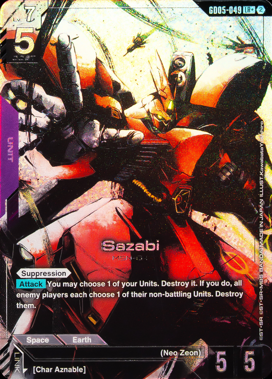 Sazabi GD-05: Freedom Ascension | Gundam | CardTrader