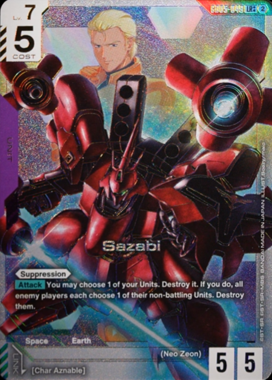 Sazabi GD-05: Freedom Ascension | Gundam | CardTrader
