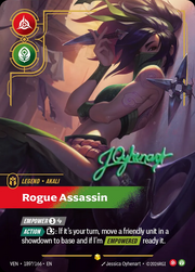 Akali - Rogue Assassin · Showcase | Signed 189s