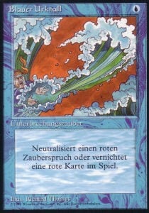 Blue Elemental Blast Card Front