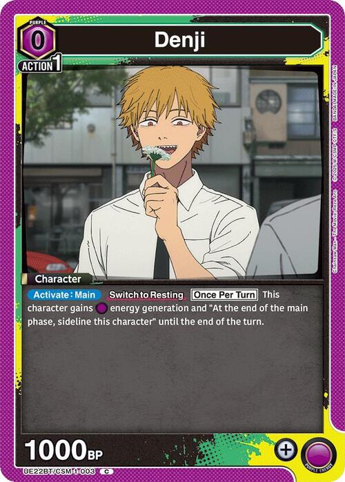 Denji Card Front