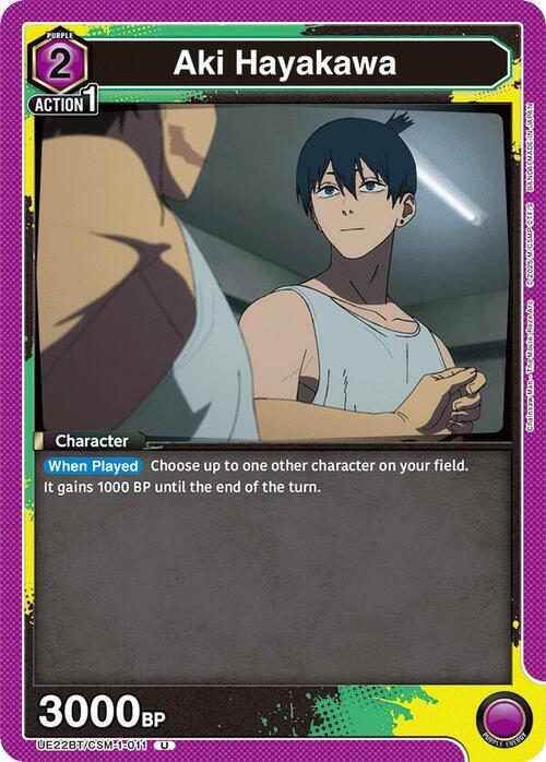 Aki Hayakawa Card Front