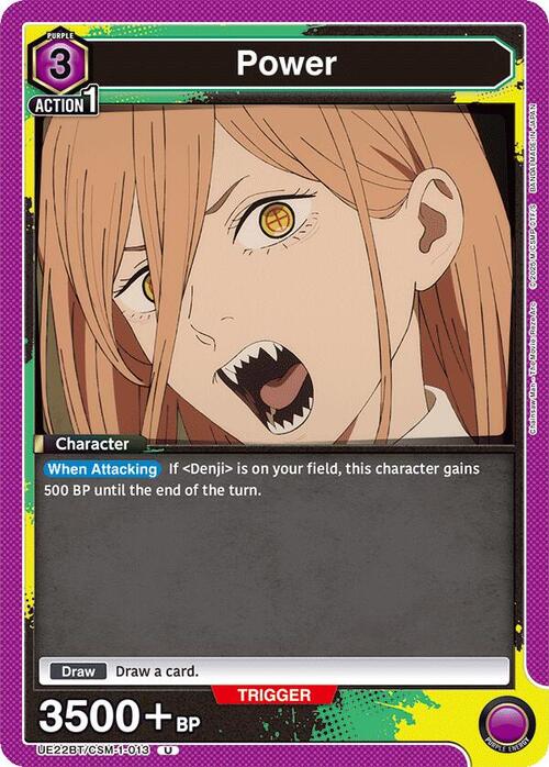 Power Card Front