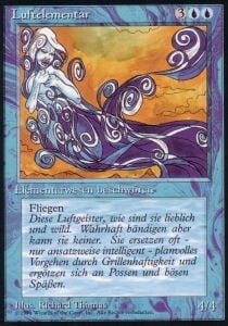 Air Elemental Card Front