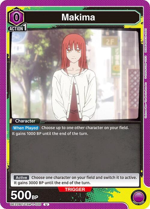 Makima Card Front