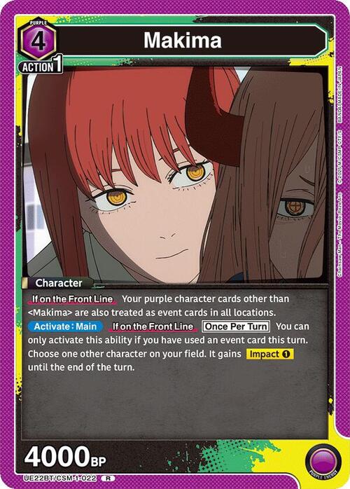 Makima Card Front