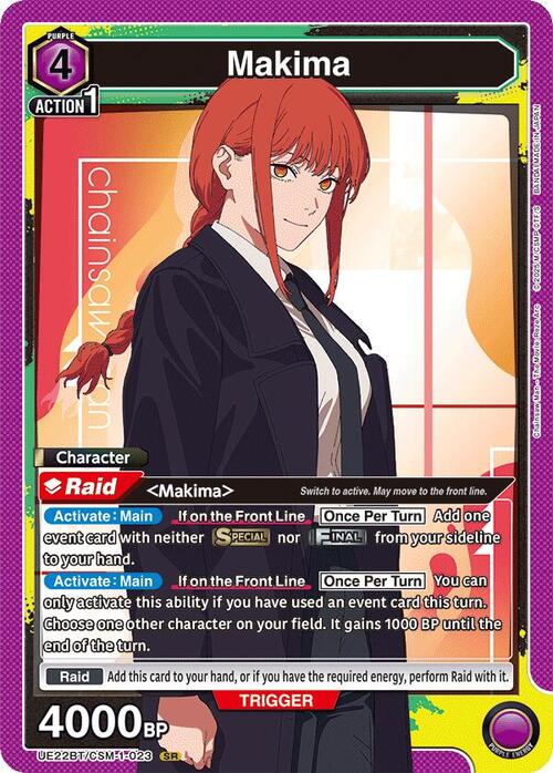 Makima Card Front