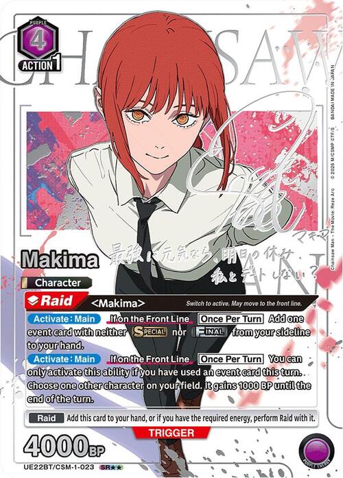 Makima Card Front