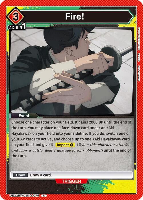 Fire! Card Front