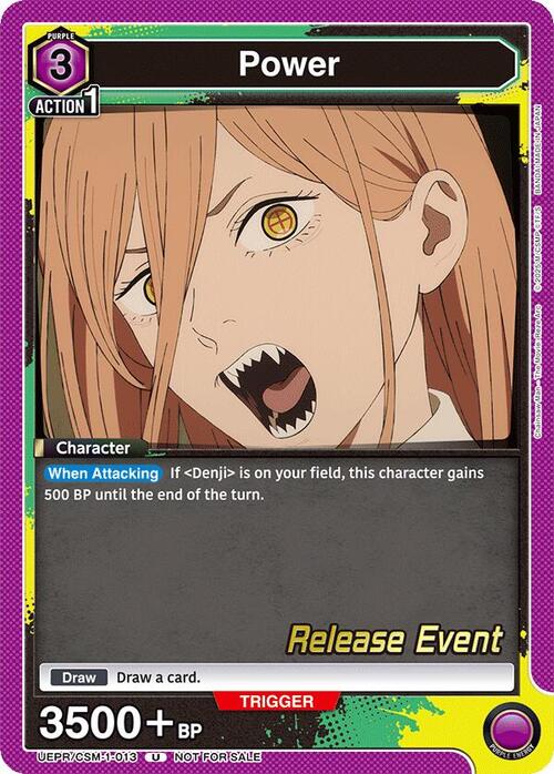 Power Card Front