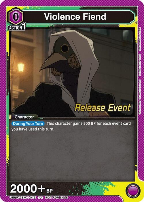 Violence Fiend Card Front