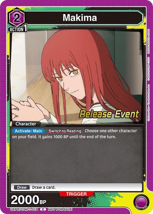 Makima Card Front