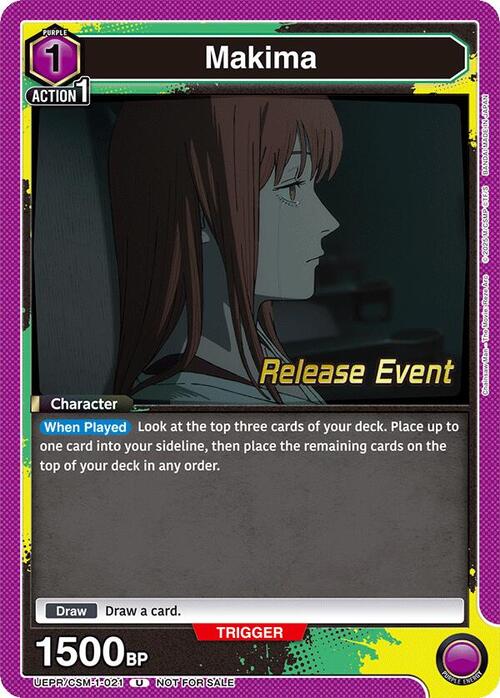 Makima Card Front