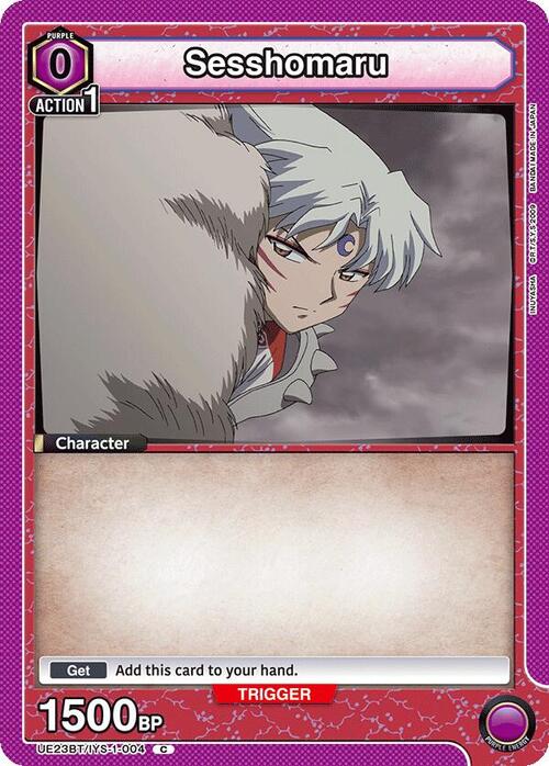Sesshomaru Card Front