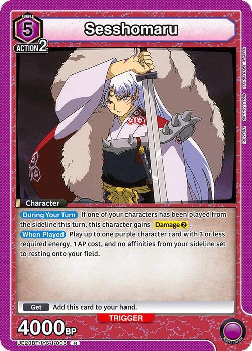 Sesshomaru Card Front