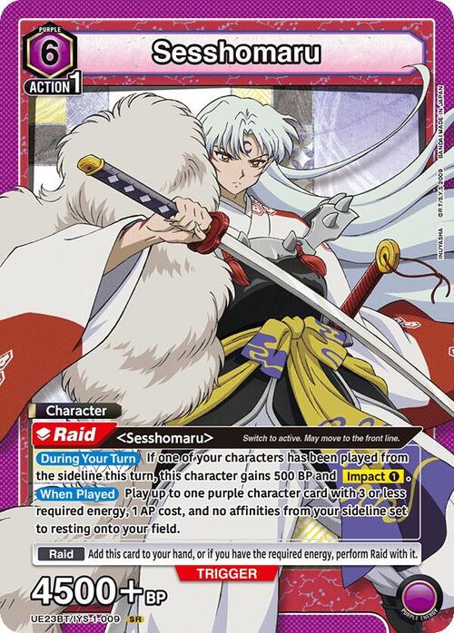 Sesshomaru Card Front