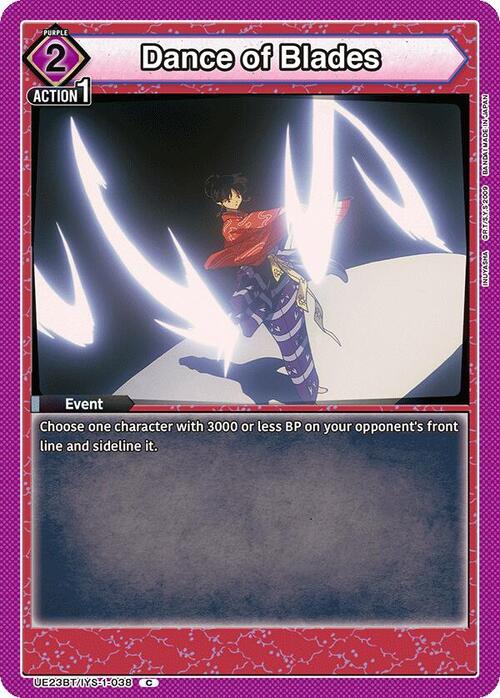Dance of Blades Card Front